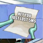 Scam Emails Be Like | OH I HOPE THATS MY BUDDY! HEY YOU JUST LOST 5M$ | image tagged in squidward reading letter | made w/ Imgflip meme maker