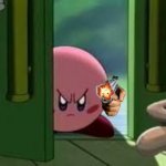 kib | image tagged in pissed off kirby | made w/ Imgflip meme maker