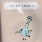 Pigeon careful