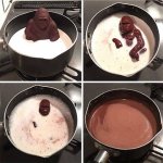 Chocolate Monkey Melting meme