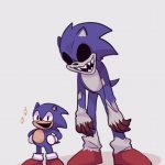 Faker Sonic and Black Sun Sonic meme