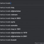 America invasion