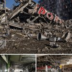 Russia blows up Ukrainian mall
