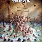 God is love terms and conditions apply meme
