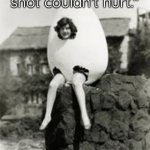 Drunk Egg Lady | "I guess one shot couldn't hurt."; 4 hours later... | image tagged in drunk egg lady,memes | made w/ Imgflip meme maker