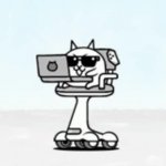 Hacker Cat GIF Template