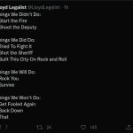 things we  didn't  did  will won't do