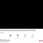 Top 10 Most Powerful Anime Characters Of All Time meme