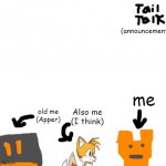 Tail Talk (announcement) template
