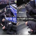 Trump diaper Wrestlemania