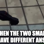 insert clever title here | WHEN THE TWO SMART KIDS HAVE DIFFERENT ANSWERS | image tagged in gifs,bnha,my hero academia,boku no hero academia | made w/ Imgflip video-to-gif maker