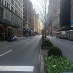 Empty Manhattan Street 2020