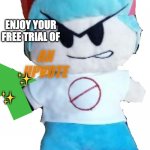 you have been visited | YOU HAVE BEEN VISITED BY THE BOF; ENJOY YOUR FREE TRIAL OF; AN UPVOTE; ✨; ✨ | image tagged in bf man guy funny sus | made w/ Imgflip meme maker