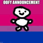 Oofy Announcement template