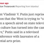 Putin cancel culture