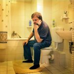 zizek in bathroom