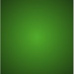 Green Square with Radial Gradient and White Outline