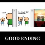 Good ending | image tagged in the good ending | made w/ Imgflip meme maker