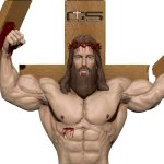 Swole Jesus with Transparency
