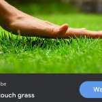 How to touch grass template
