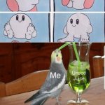 Im Blind Now. | image tagged in unsee juice,kirby | made w/ Imgflip meme maker