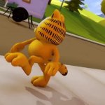 Garfield running from Spiders meme