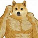 Buff Doge Ready to Fight