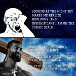 Atheism vs. Christianity meme