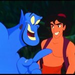 Aladdin Genie Wish meme