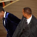 Will Smith slapping Chris Rock