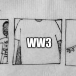 oh no | WW3 | image tagged in no fear one fear | made w/ Imgflip meme maker