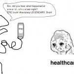 Will Smith slap healthcare plz meme
