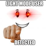 light mode user meme