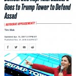 Tulsi Gabbard goes to Trump Tower