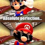 Mario preparing to vibe