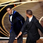 Will smith hits Chris rock.