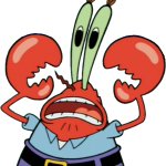 Mr Krabs Scared