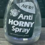 Anti-horny spray GIF Template