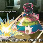 Freight forwarding | Attempt charge $798; Please approve short pay | image tagged in silence snorlax | made w/ Imgflip meme maker