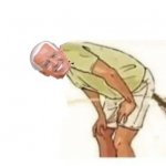Joe Biden crapping his pants cartoon template