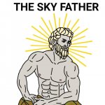 The sky father meme