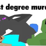 First Degree murder template