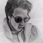 Bronson Pinchot drawing - True Romance | image tagged in bronson pinchot drawing - true romance | made w/ Imgflip meme maker