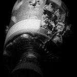 Apollo 13 Service Module damage