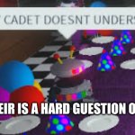 Candy doesn’t understand | WHEN THEIR IS A HARD GUESTION ON A TEST | image tagged in candy doesn t understand | made w/ Imgflip meme maker