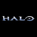 Halo Logo Black Square Background