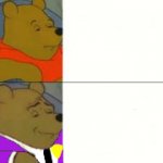 The pooh bear behind the slaughter meme