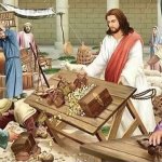 Jesus and the moneychangers