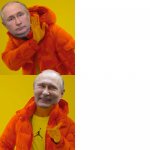 Hotline Bling Putin template
