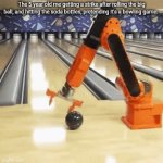 COMPLETE STRIKE | The 5 year old me getting a strike after rolling the big ball, and hitting the soda bottles, pretending it's a bowling game: | image tagged in gifs,funny,bowling,strike,memes,gif | made w/ Imgflip video-to-gif maker